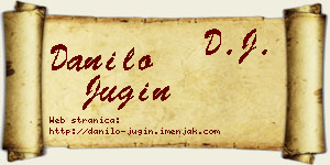 Danilo Jugin vizit kartica